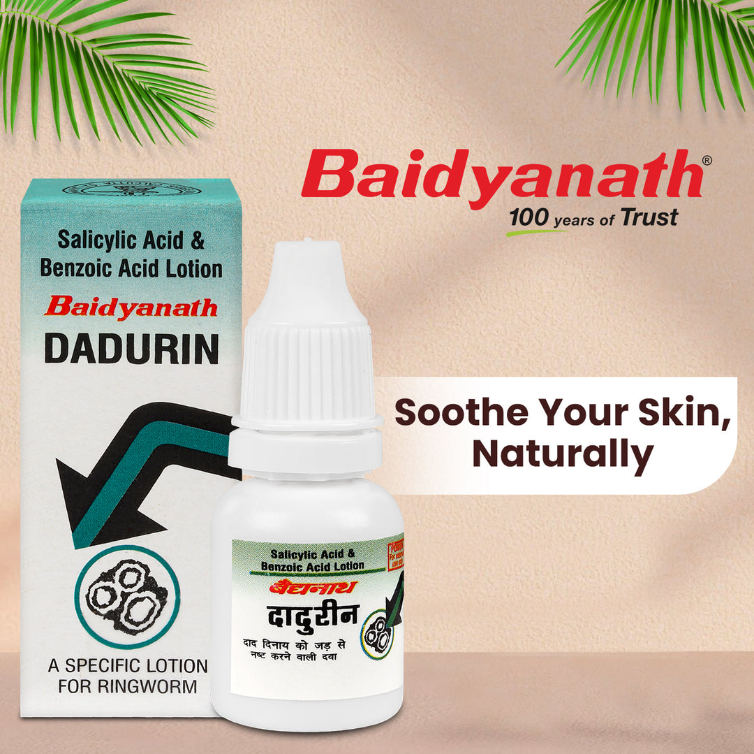 Baidyanath Dadurin Lotion Helps in Skin infections and other skin diseases 10ml (Pack of 10)