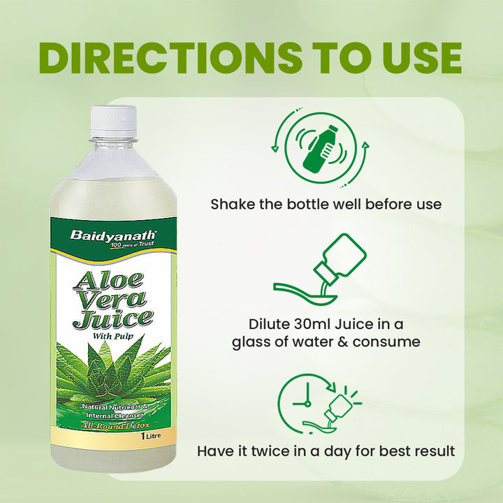 Baidyanath Pure Aloe Vera Juice 1 Litre