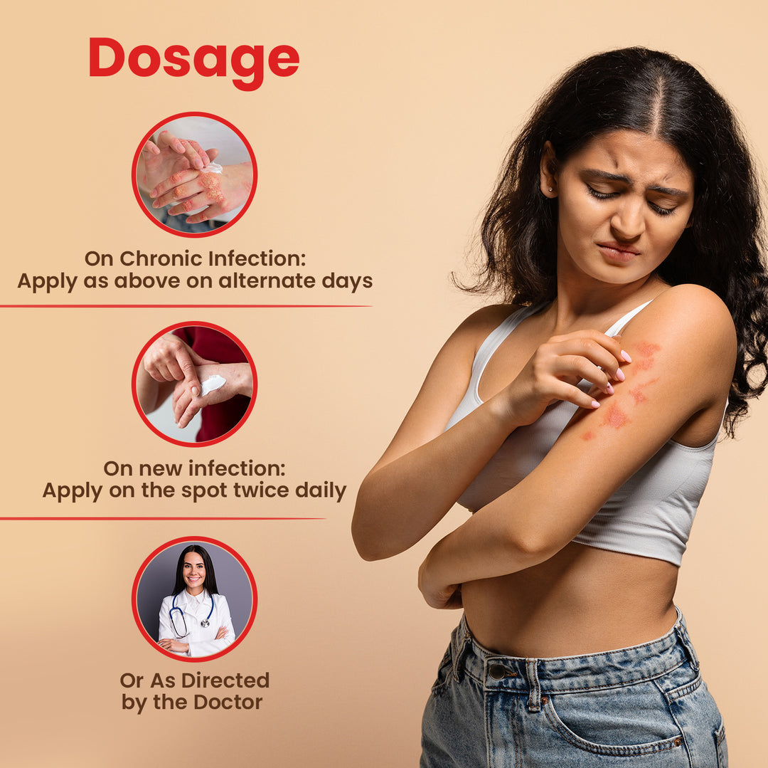 Baidyanath Dadurin Lotion Helps in Skin infections and other skin diseases 10ml (Pack of 10)