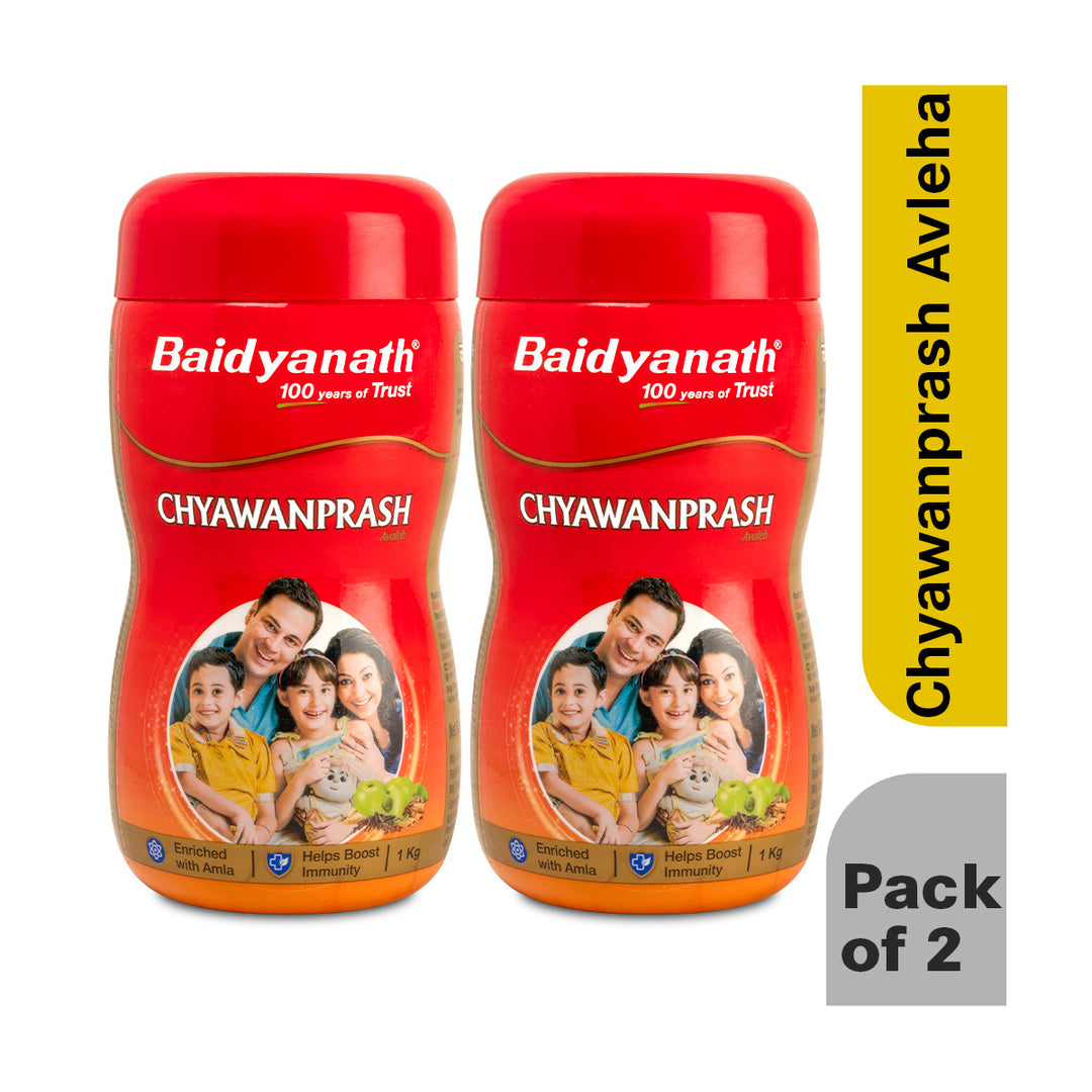 Baidyanath Chyawanprash Avleha 1 KG | Ayurvedic Immunity Booster for Adults and Elders, Builds Energy, Strength and Stamina
