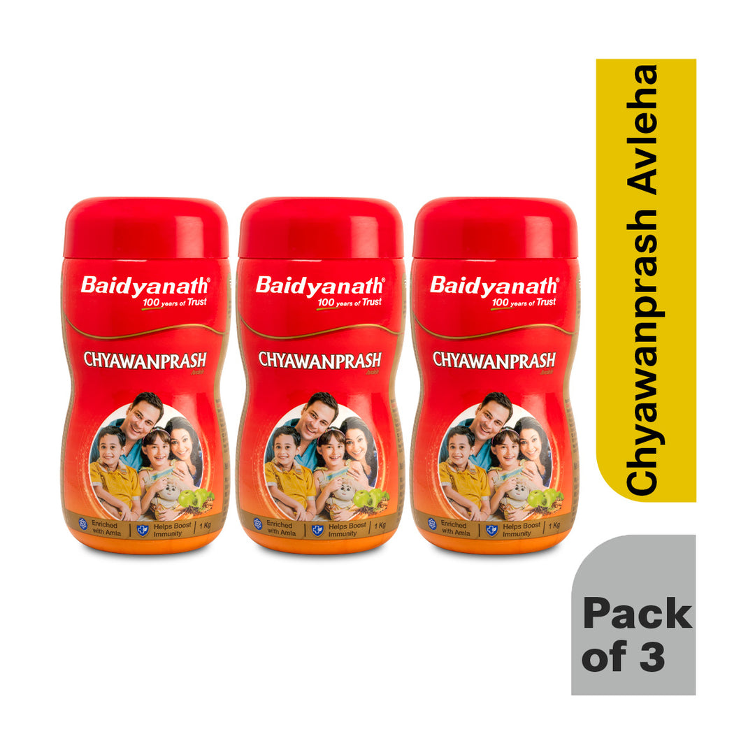 Baidyanath Chyawanprash Avleha 1 KG | Ayurvedic Immunity Booster for Adults and Elders, Builds Energy, Strength and Stamina