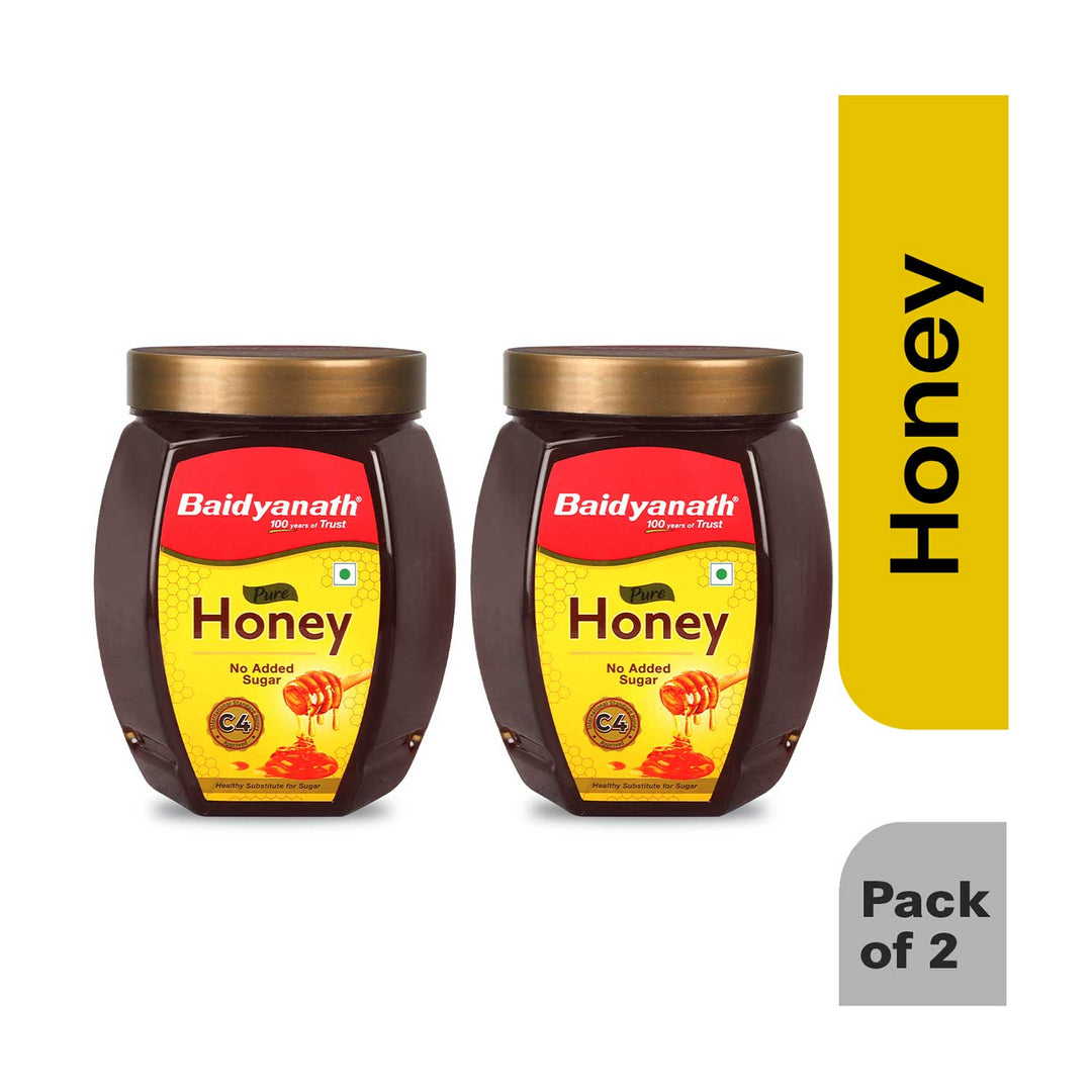 Baidyanath Honey C4 Approved, Unadulterated, Pure Honey (1 kg)
