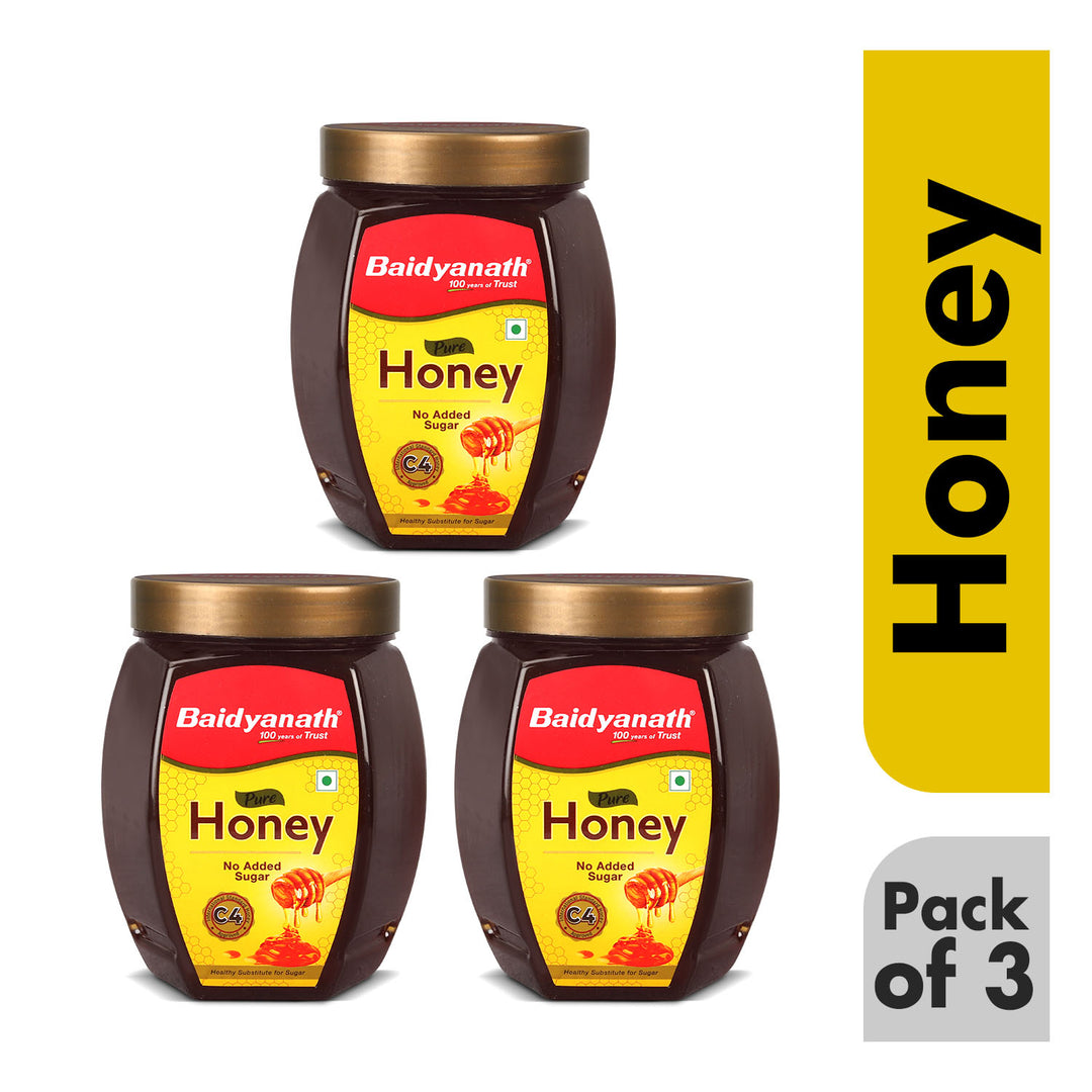 Baidyanath Honey C4 Approved, Unadulterated, Pure Honey (1 kg)
