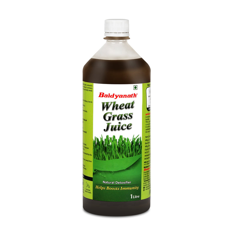 Baidyanath Wheatgrass Juice 1 L – Natural Detoxifier - Herbal Supplement to Help boost Immunity, Purifies blood Improves digestion & metabolism