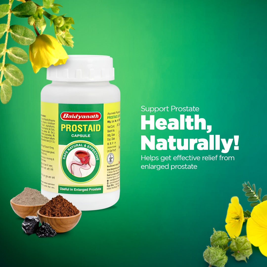 Baidyanath Prostaid Capsule (60 Capsules)