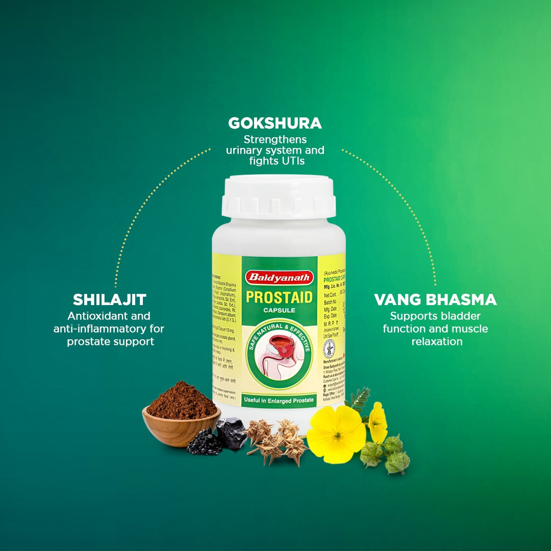Baidyanath Prostaid Capsule (60 Capsules)
