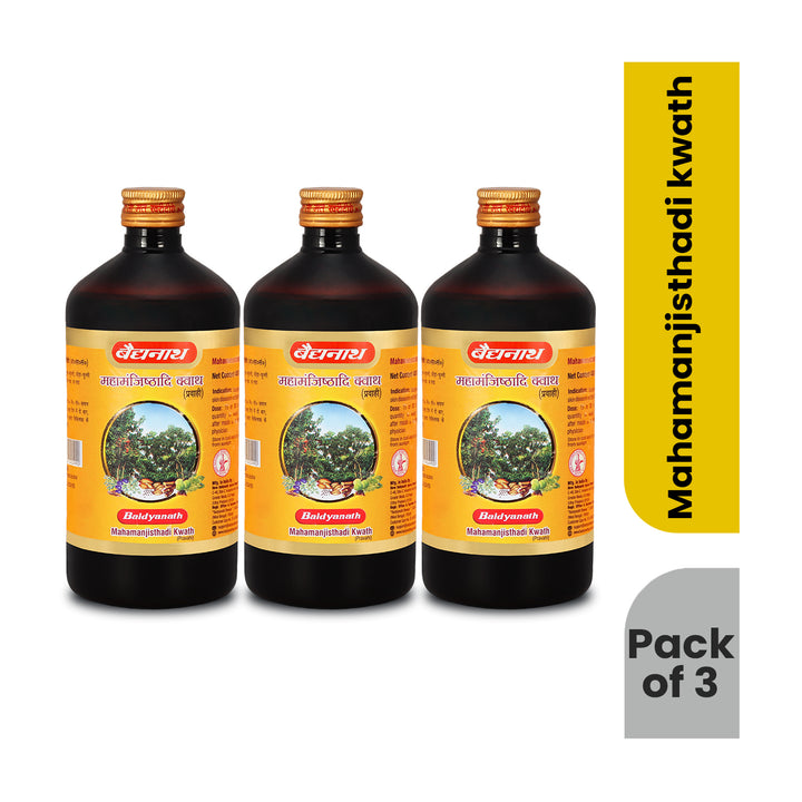 Baidyanath Mahamanjishtadi Kwath (Kadha) Helps in Purifying Blood 450 ml