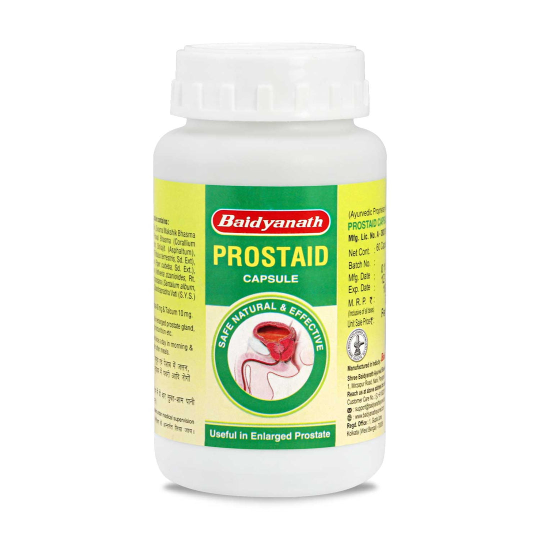 Baidyanath prostaid capsule bottle