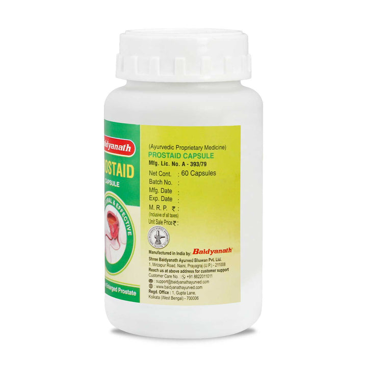 side image Baidyanath prostaid capsule bottle