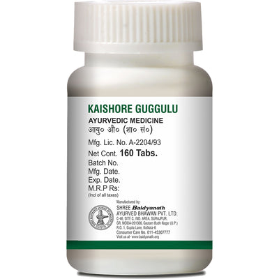 Baidyanath Kaishore Guggulu (160 Tablets)