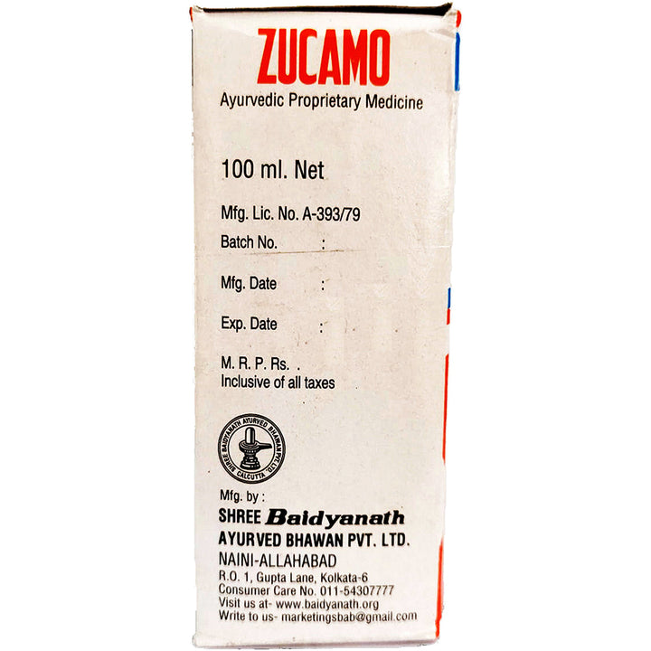 Baidyanath Zocamo Syrup for Cough and Cold (100 ml)