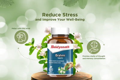 Baidyanath Brahmi Tablets: Reduce Stress And Improve Your Well-Being