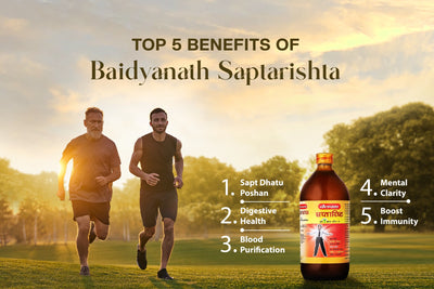 Top 5 Benefits of Baidyanath Saptarishta