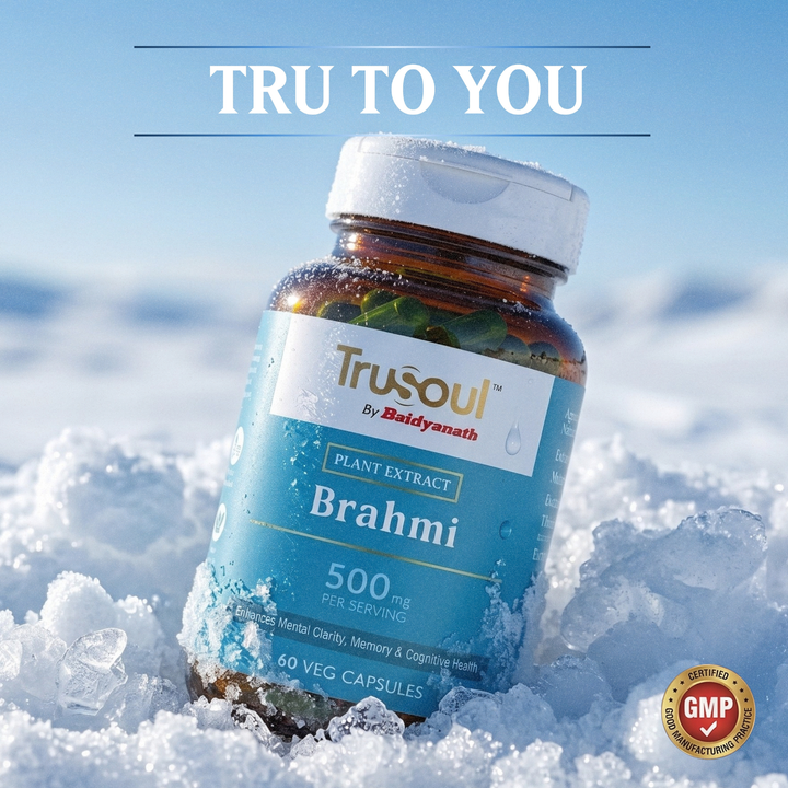 Trusoul By Baidyanath Pure Brahmi - 60 Veg Capsules