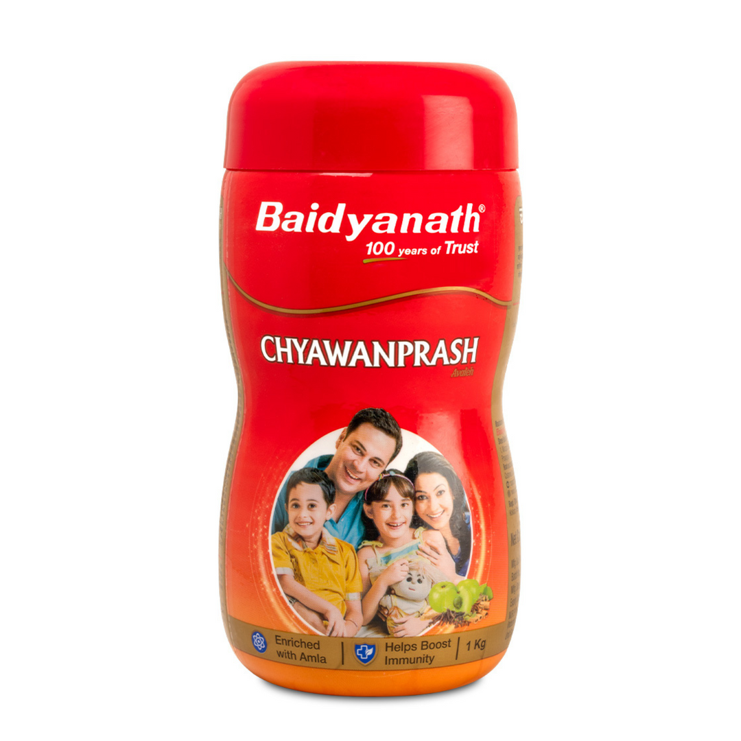 Baidyanath Giloy Tulsi Juice 1L and Chyawanprash Special 1KG