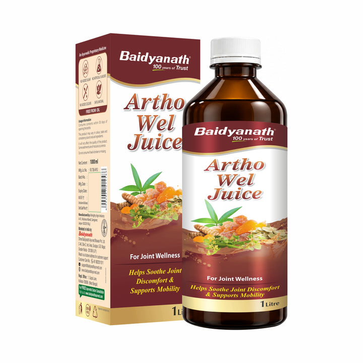Baidyanath Artho Wel Juice 1L – Ayurvedic Herbal Juice for Joint Support