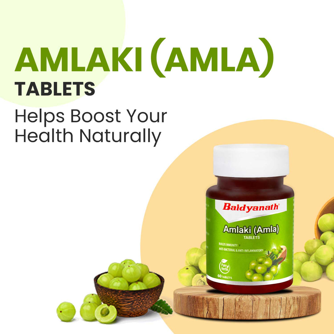 Baidyanath Amlaki (Amla) Tablets (60 Tablets)