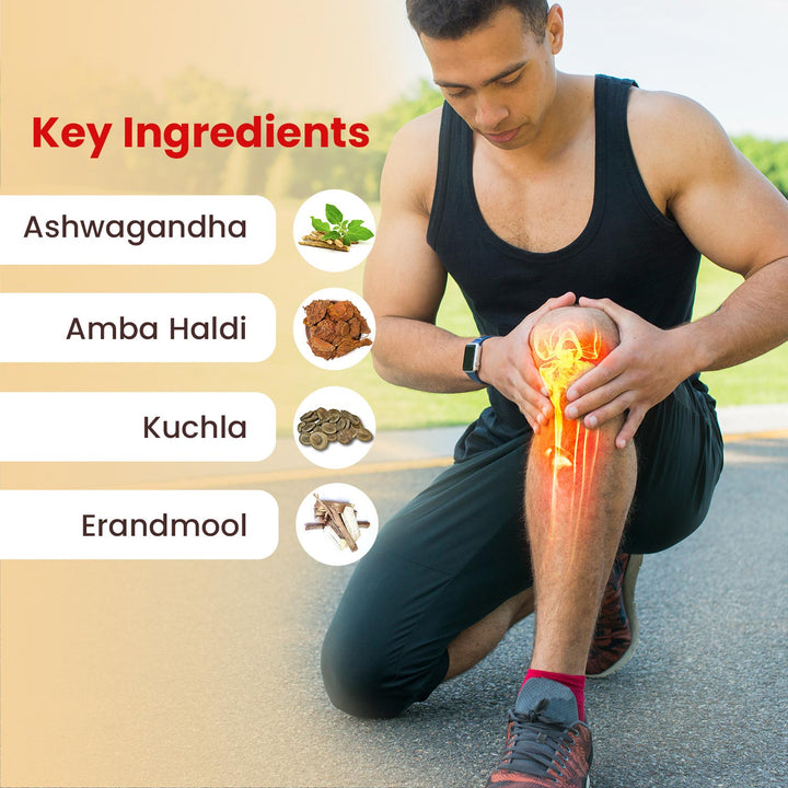 Baidyanath Rhuma Oil 50 ml Ayurvedic Massage Oil Helpful in Joint Pain, and Muscle Cramps, Sprains & Strains
