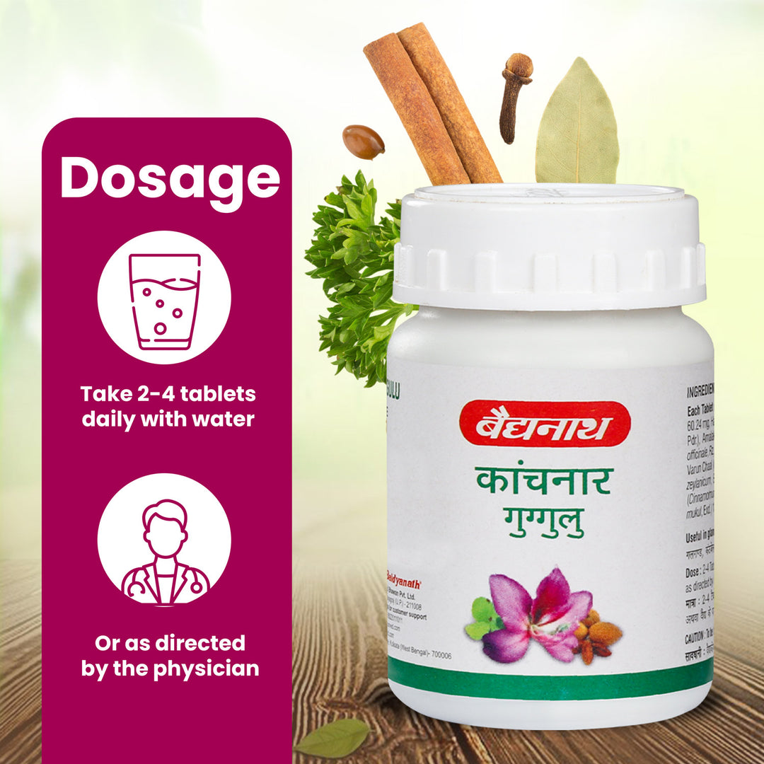 Baidyanath Kanchnar Guggulu 160 Tablets