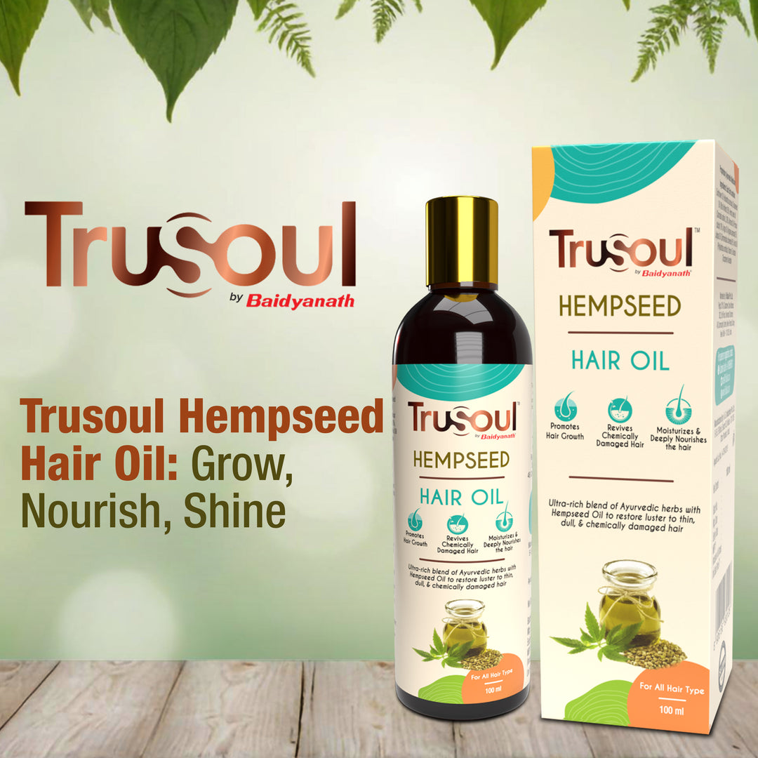 TruSoul By Baidyanath Hemp Seed Hair Oil, 100ml