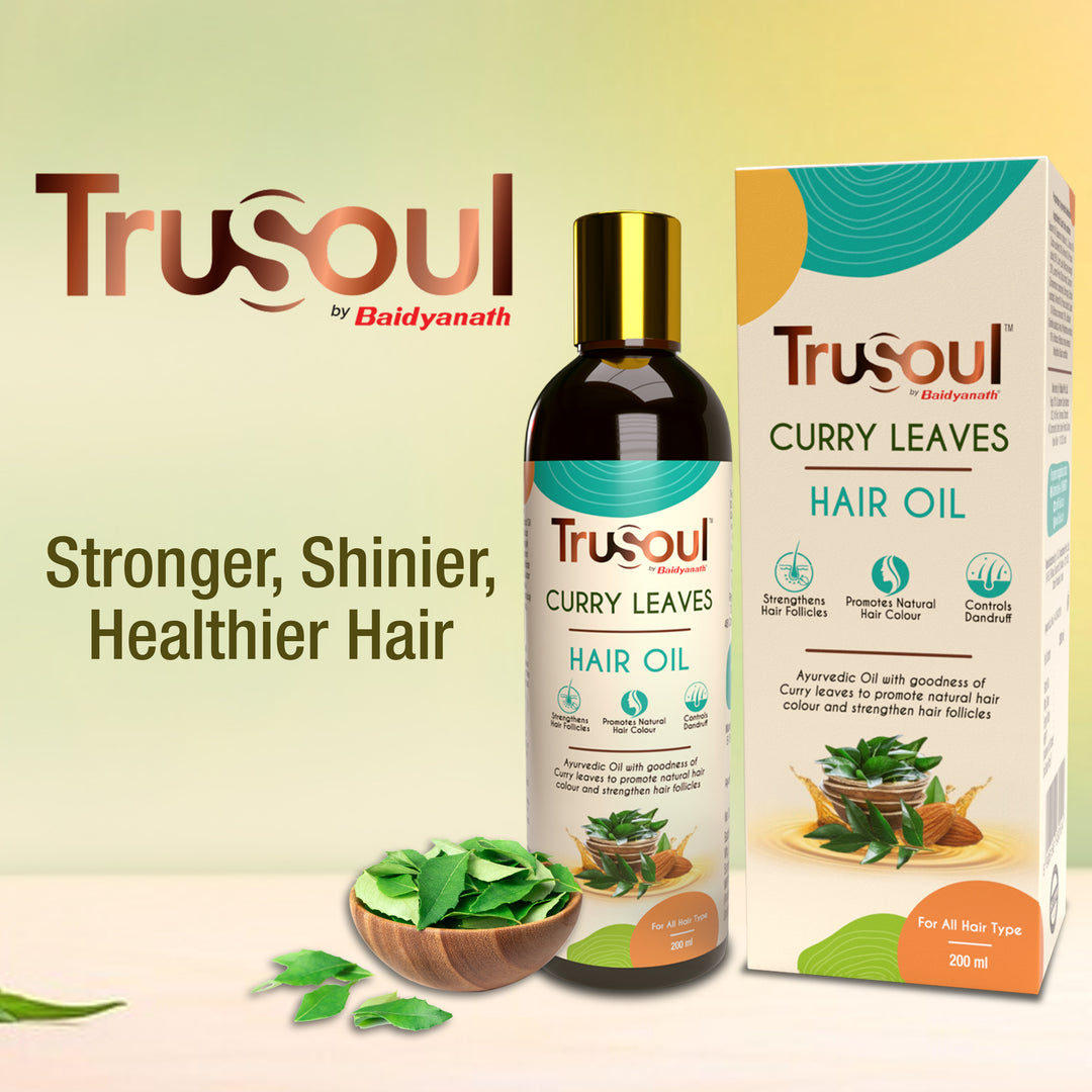 TruSoul By Baidyanath Curry Leaves Hair Oil, 200ml