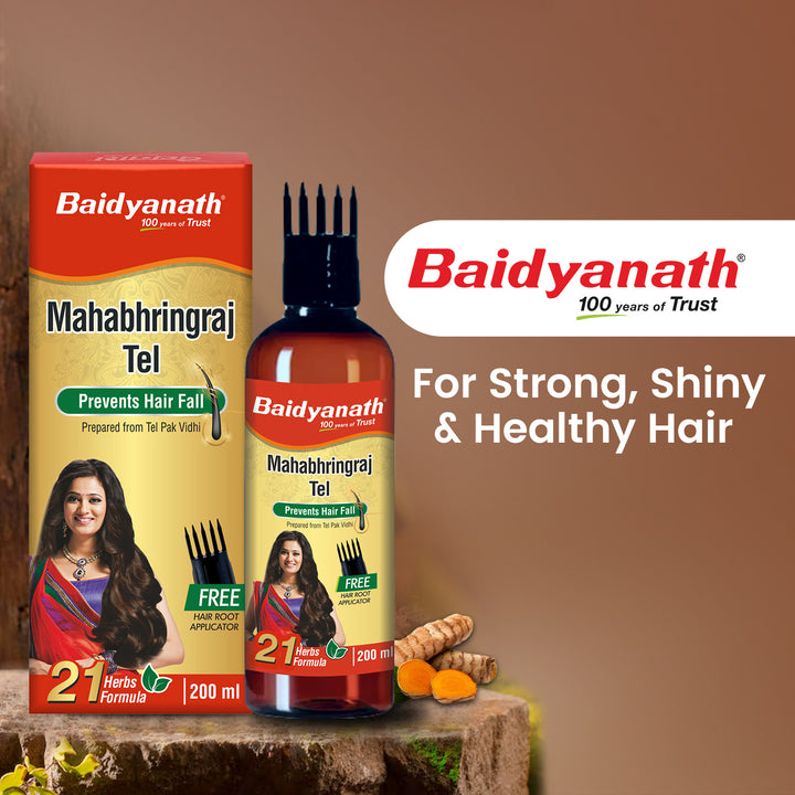 Baidyanath Mahabhringraj Ayurvedic Hair Oil (200 ml)