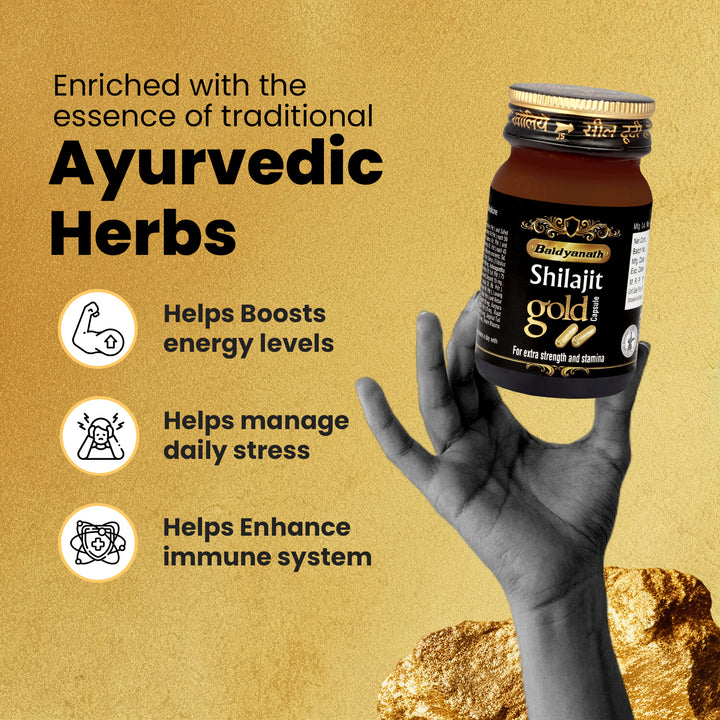 Baidyanath Shilajit Gold (10 Capsules)