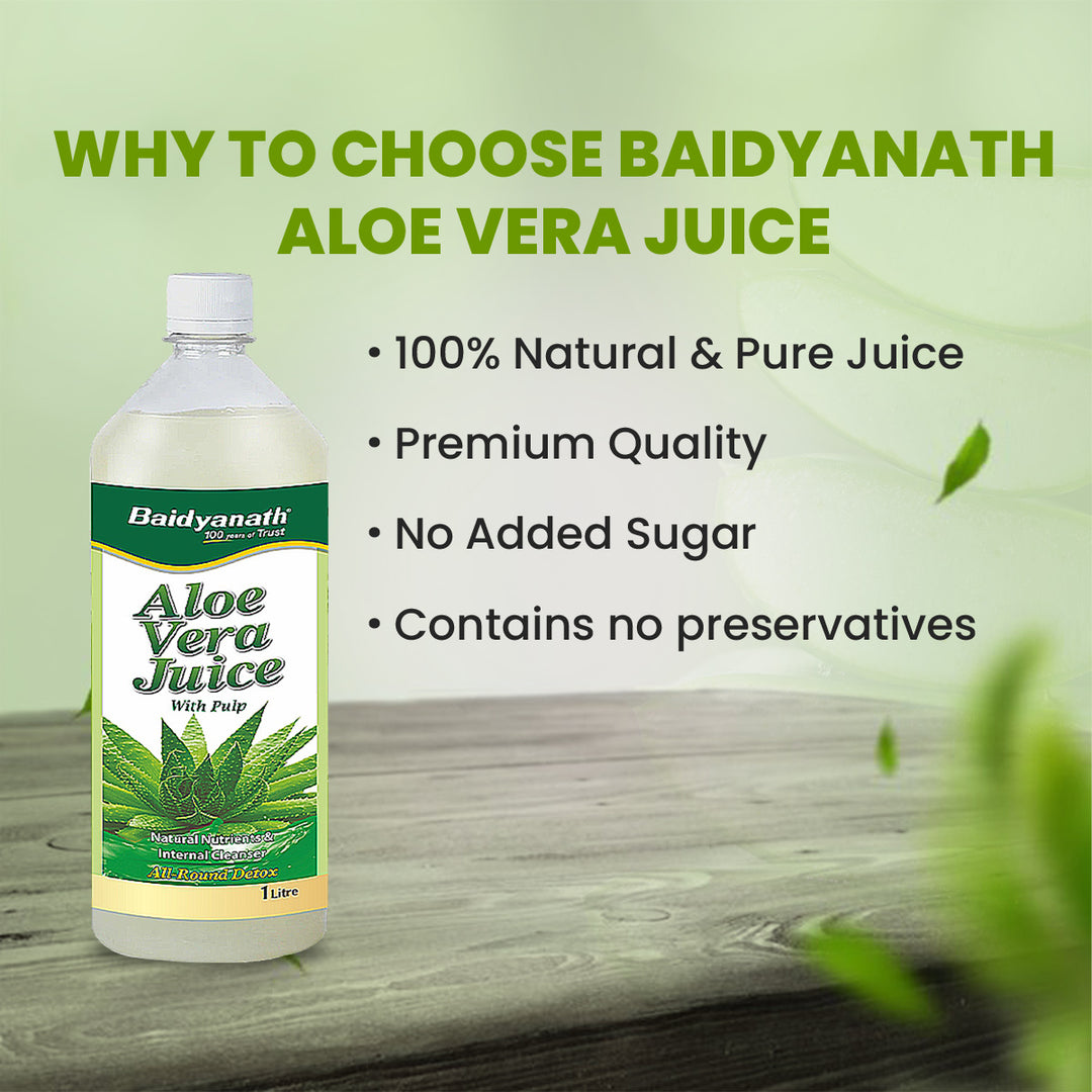 Baidyanath Pure Aloe Vera Juice 1 Litre