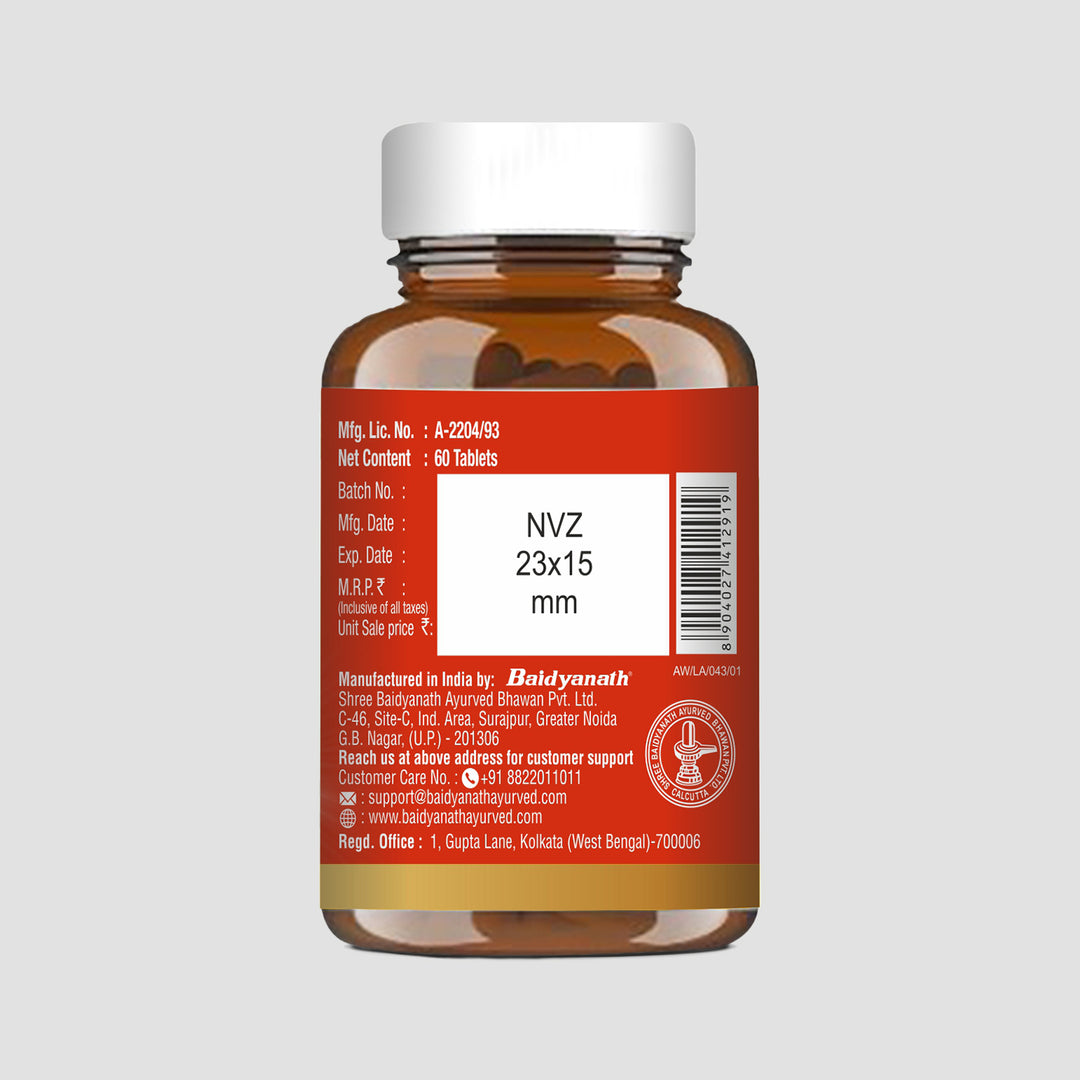 Baidyanath Ashwagandha- General Wellness Tablets (60 Tab) | Rejuvenates Mind and Body