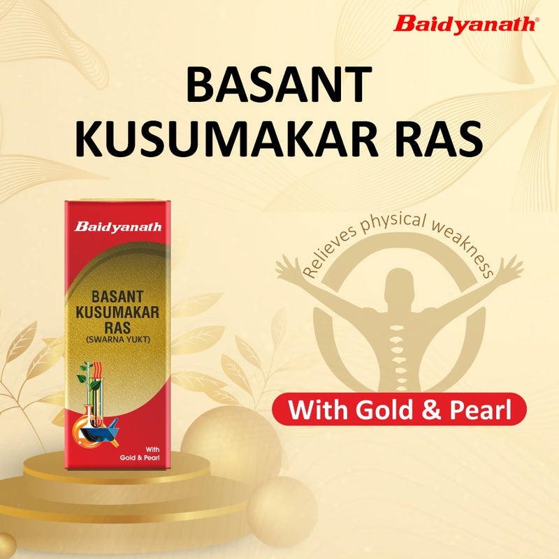 Baidyanath Basant Kusumakar Ras (100 Tablets)