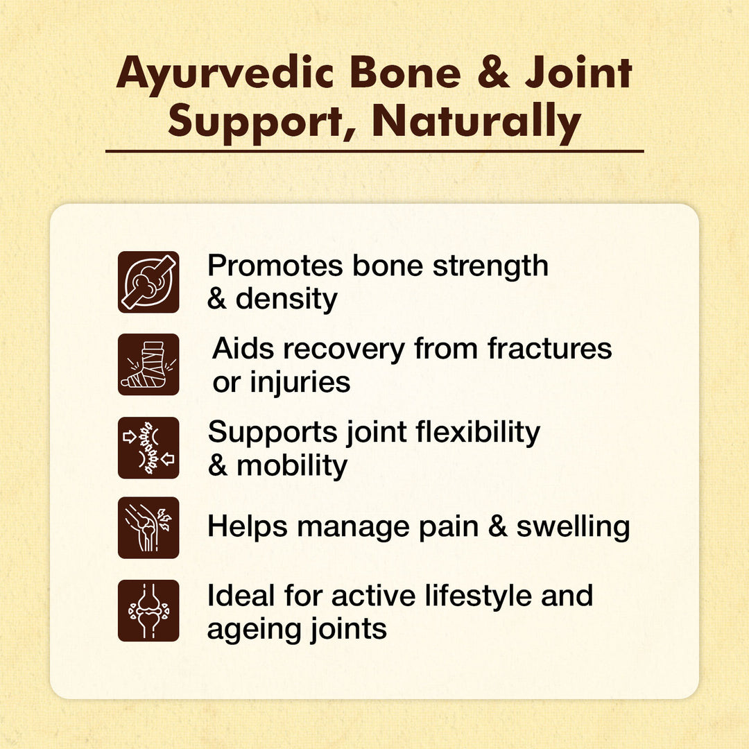 Baidyanath Hadjod Tablets | Supports Bone & Joint health-60 Tablets