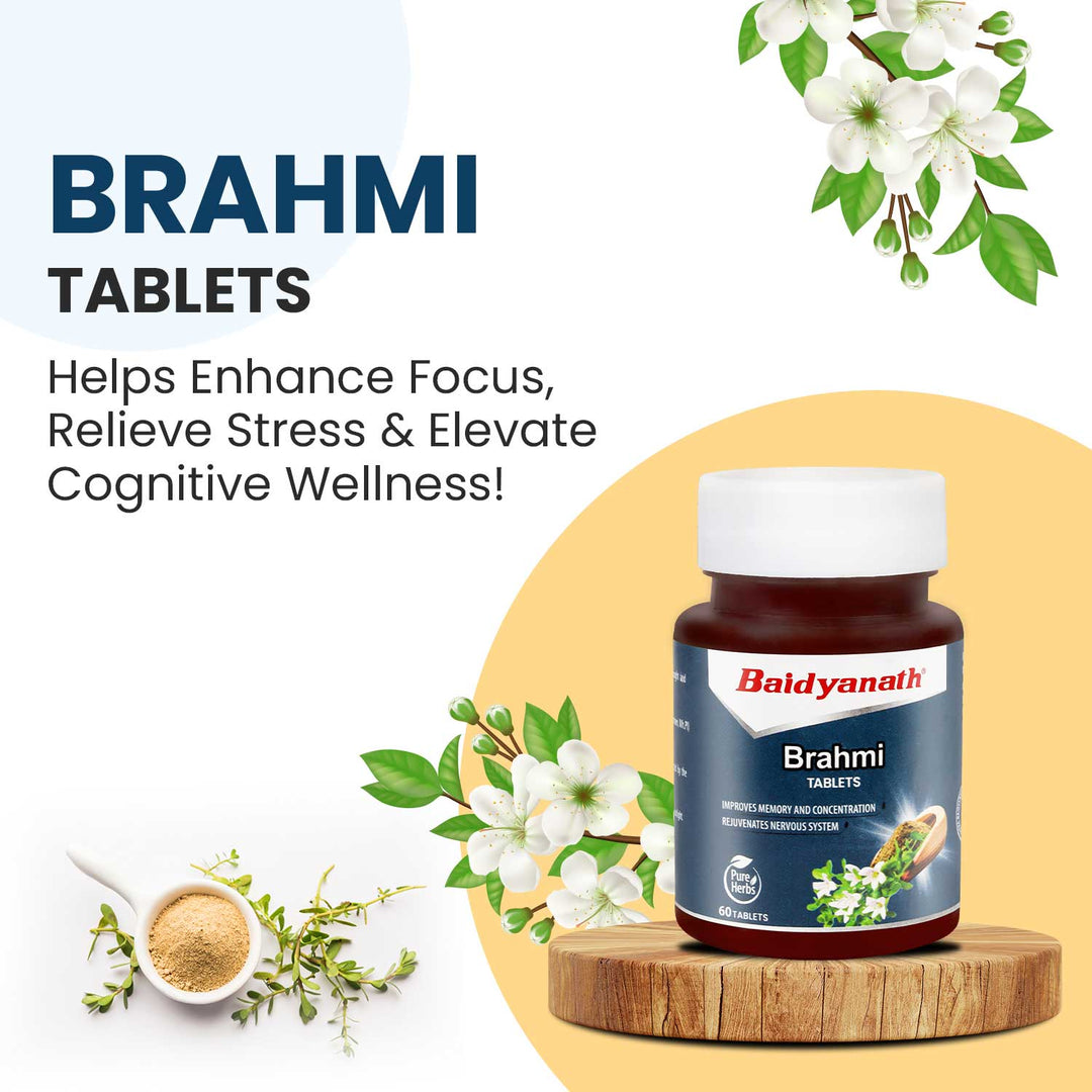 Baidyanath Brahmi Tablets (60 Tablets)