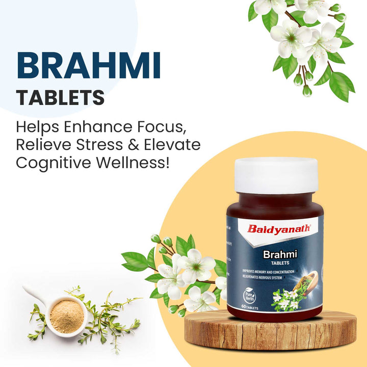 Baidyanath Brahmi Tablets (60 Tablets)