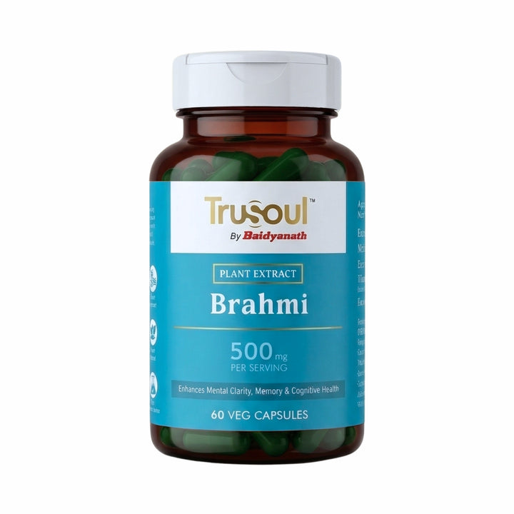 Trusoul By Baidyanath Pure Brahmi - 60 Veg Capsules