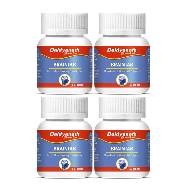 Baidyanath Braintab helps in Stress and Loss of Memory 50 Tablets