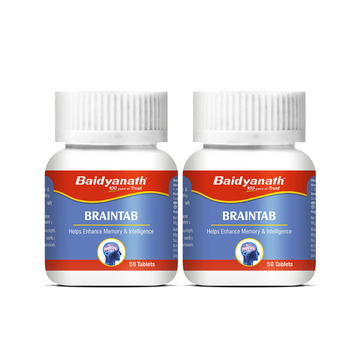 Baidyanath Braintab helps in Stress and Loss of Memory 50 Tablets
