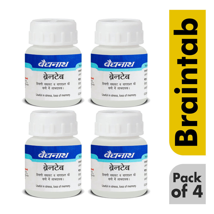 Baidyanath Braintab helps in Stress and Loss of Memory 50 Tablets