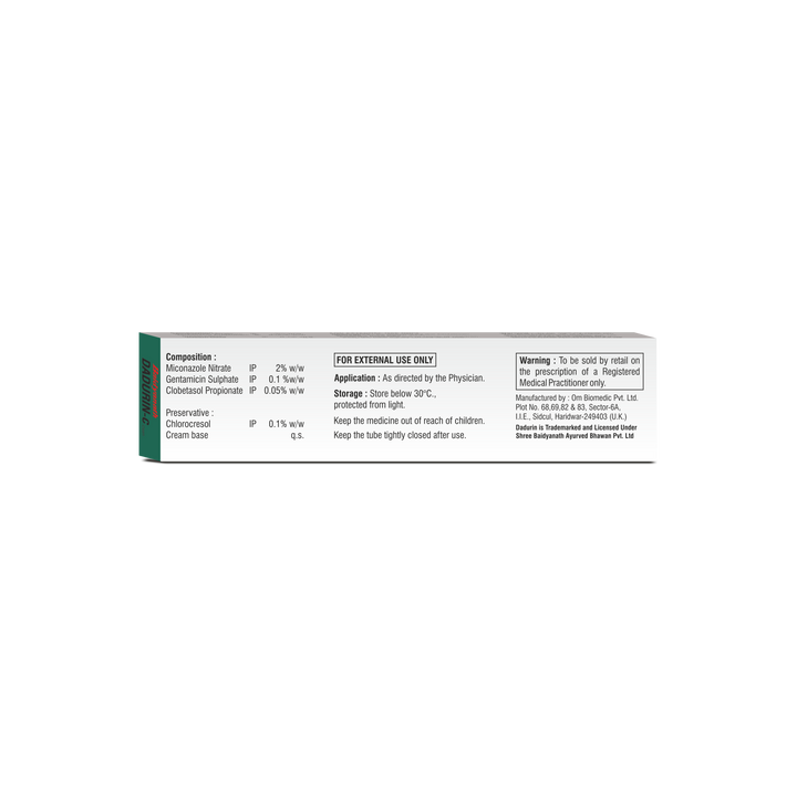 Baidyanath Dadurin Cream 10 g