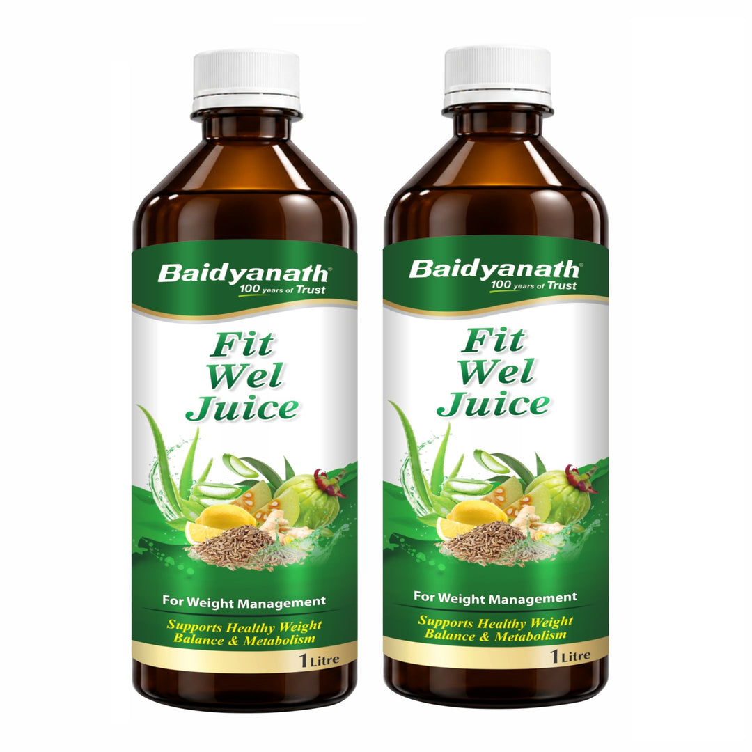 Baidyanath Fit Wel Juice – 1 Litre | Ayurvedic Juice for Weight Management & Wellness