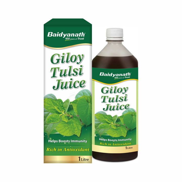 Baidyanath Giloy Tulsi and Triphala Juice 1L Each
