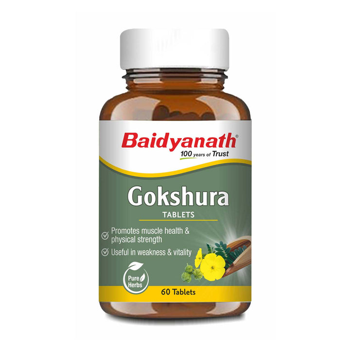 Baidyanath Gokshura tablets bottle