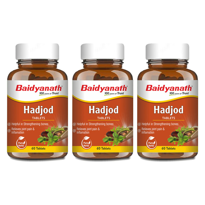 Baidyanath Hadjod tablets bottle Pack of 3