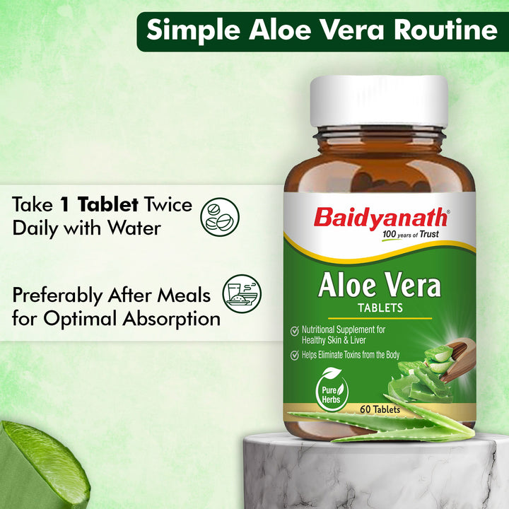 Baidyanath Aloe Vera Tablets  (60 Tablets)