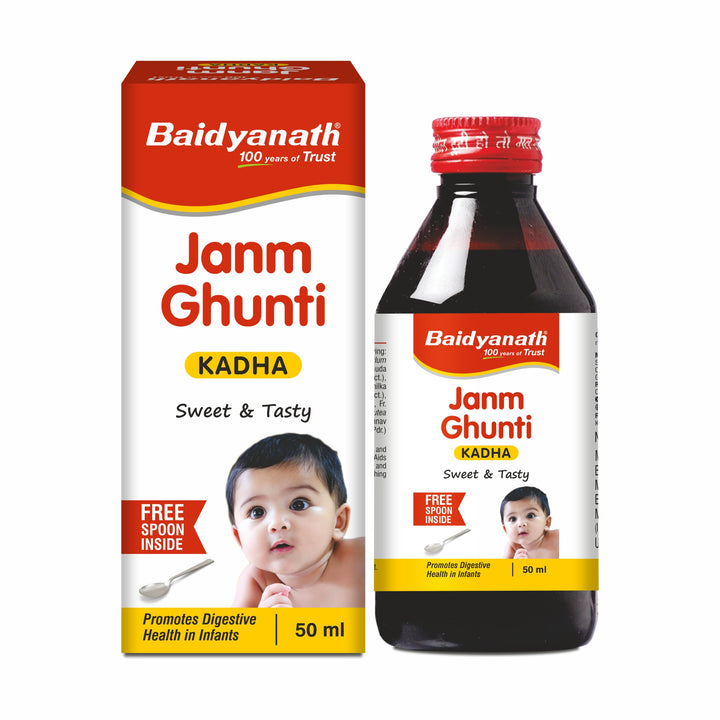 Baidyanath Janamghunti Kadha for infants 100 ml