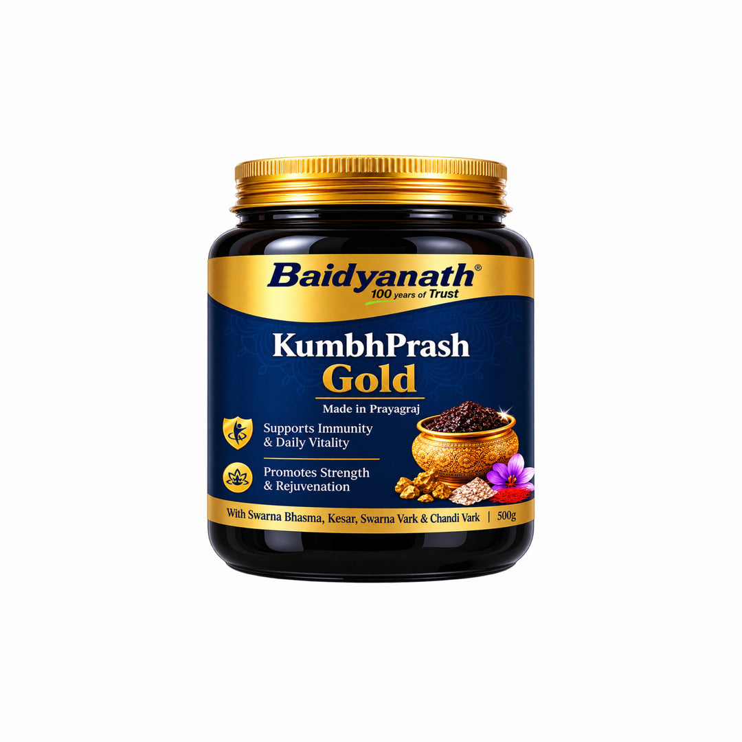 Baidyanath Chyawan Kumbhprash Premium chyawanprash Gold 500GM