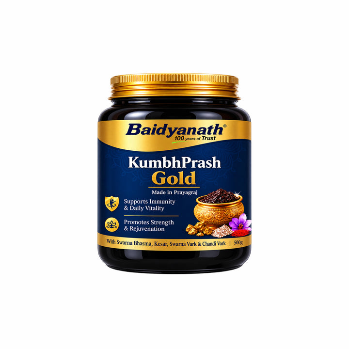 Baidyanath Chyawan Kumbhprash Premium chyawanprash Gold 500GM
