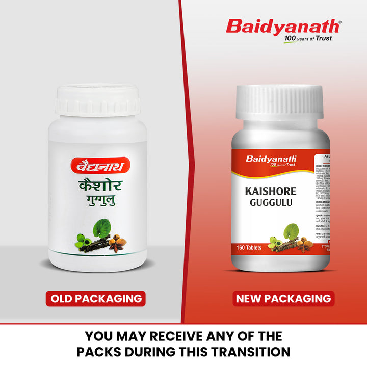 Baidyanath Kaishore Guggulu (160 Tablets)