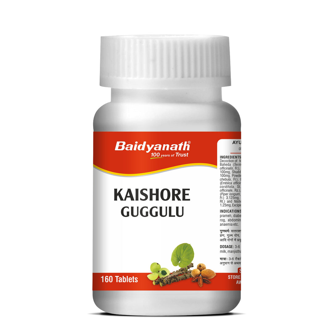 Baidyanath Kaishore Guggulu (160 Tablets)