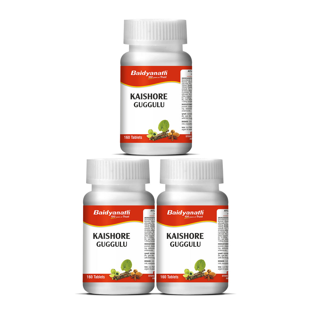 Baidyanath Kaishore Guggulu (160 Tablets)