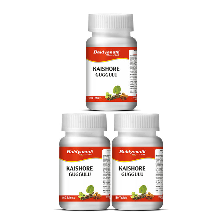Baidyanath Kaishore Guggulu (160 Tablets)